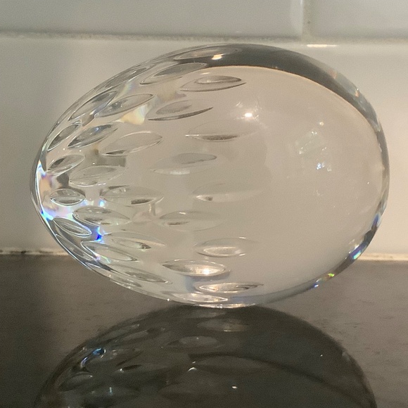 Lead Crystal Egg Figurine w/Stand - Picture 3 of 11